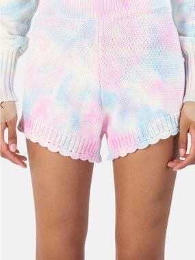 LoveShackFancy Karissa Short Cotton Candy Hand Dye Size XS